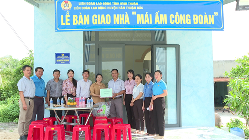 Liên đoàn Lao động huyện Hàm Thuận Bắc: Bàn giao 